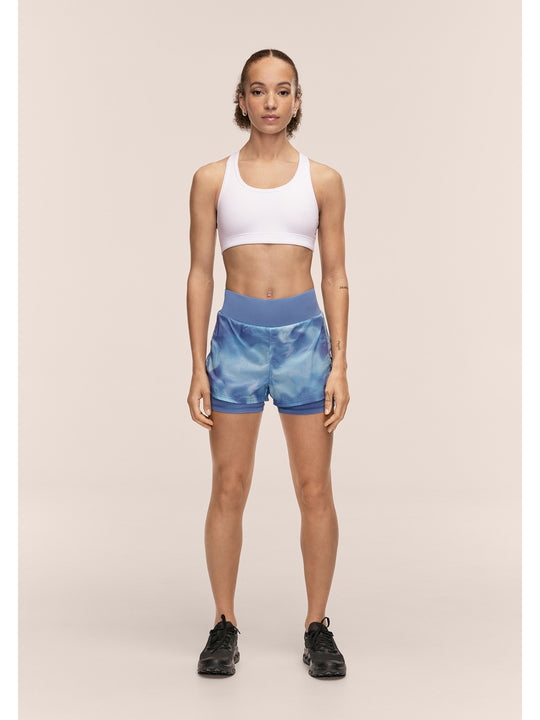 Szorty CASALL Breeze Printed Running Short kolor granatowy
