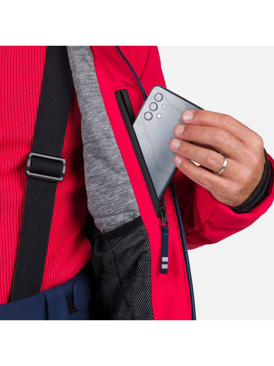 Kurtka męska narciarska ROSSIGNOL Cieloalto Jkt czerwony
