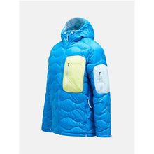 Kurtka puchowa męska PEAK PERFORMANCE Helium Utility Down Hood Jacket Men niebieski - Adventure Sports
