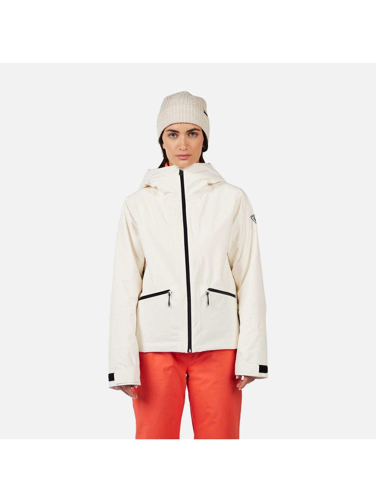 Kurtka narciarska damska ROSSIGNOL W ROCHRUN INSULATED JKT biała
