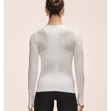 Koszulka damska Casall Maze Long Sleeve biały
