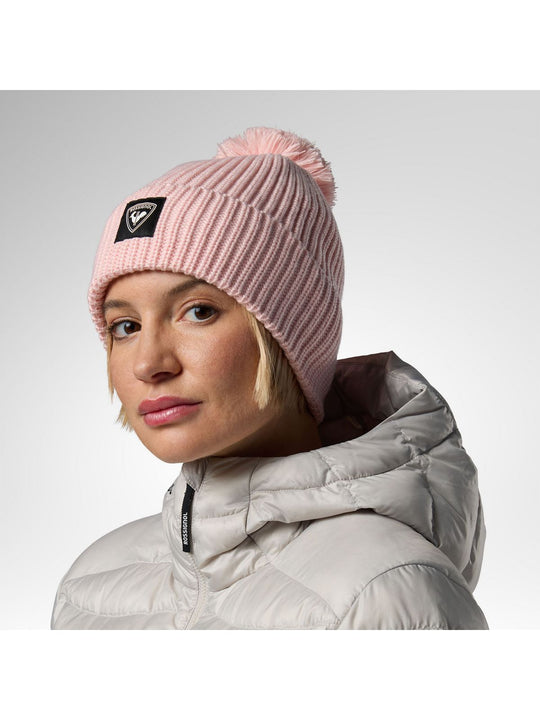Czapka ROSSIGNOL Strawpile Pompom Beanie różowa
