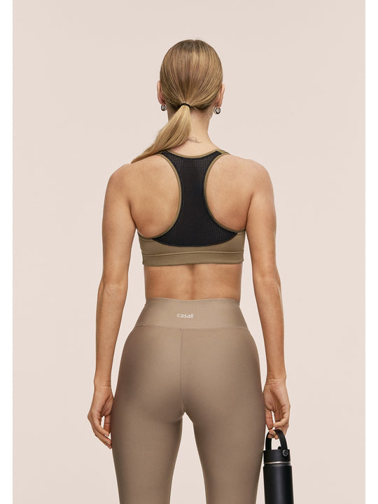 Stanik sportowy CASALL Iconic Sports Bra kolor zielony
