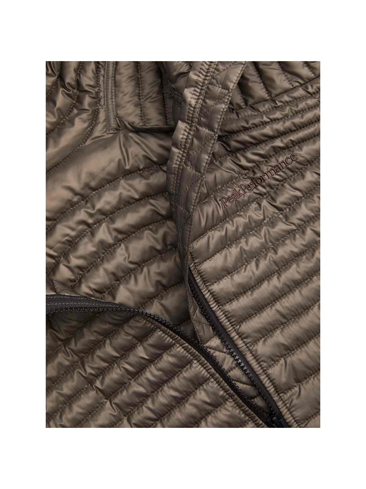 Kurtka narciarska męska PEAK PERFORMANCE Monolight Insulated Hood Jacket brązowa