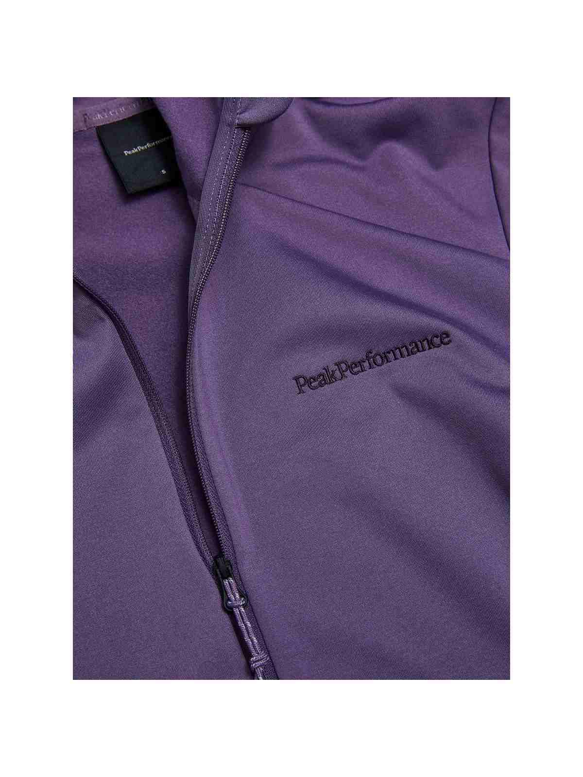 Bluza damska PEAK PERFORMANCE Light Zip Hood fioletowa