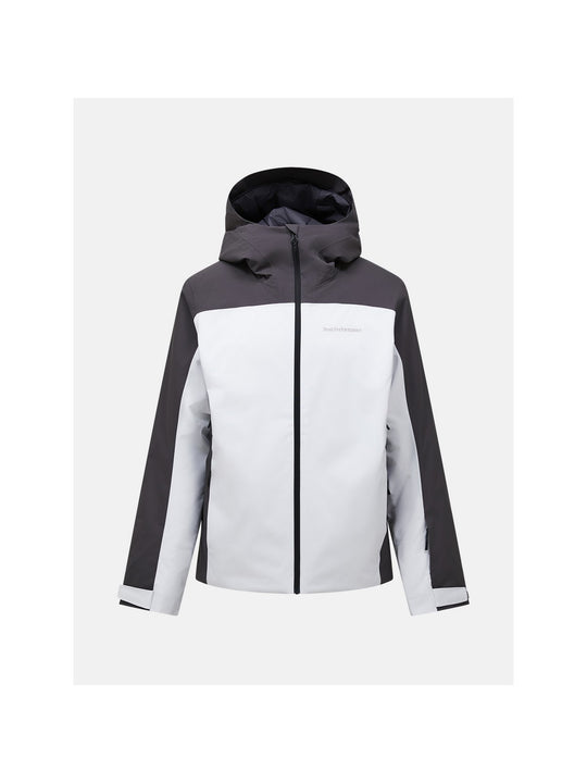Kurtka narciarska męska PEAK PERFORMANCE Maroon Blocked HIPE 2L Insulated Shell Jacket biała
