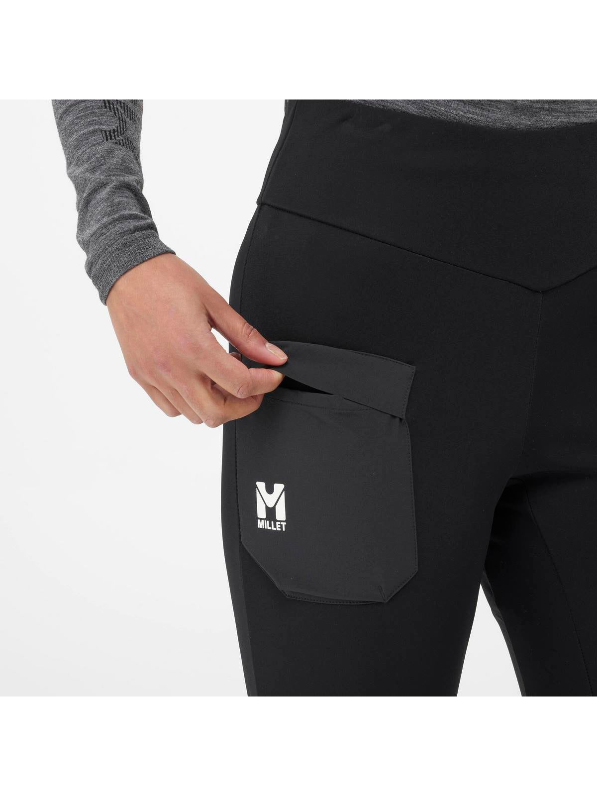 Spodnie narciarskie damskie MILLET W Rutor Tight Czarny