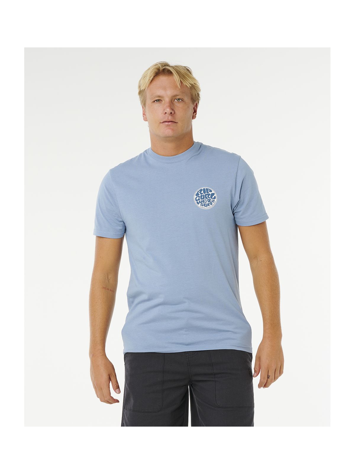 Koszulka męska RIP CURL Wettie Passage Icon Tee niebieska