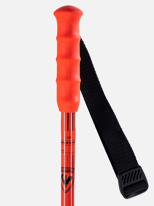 Kije narciarskie ROSSIGNOL HERO GS-SG Jr - czerwone
