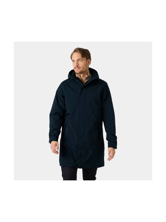 Płaszcz męski HELLY HANSEN Brussel Ins Rain Coat granatowy
