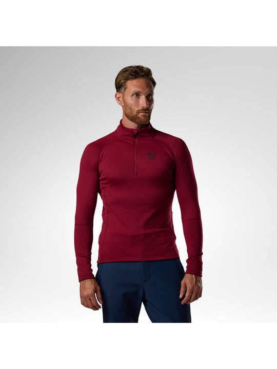 Bluza męska ROSSIGNOL Blackside Fleece Hz bordowa
