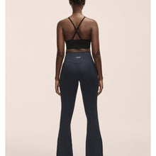 Spodnie damskie Casall Flare High Waist Pant niebieski
