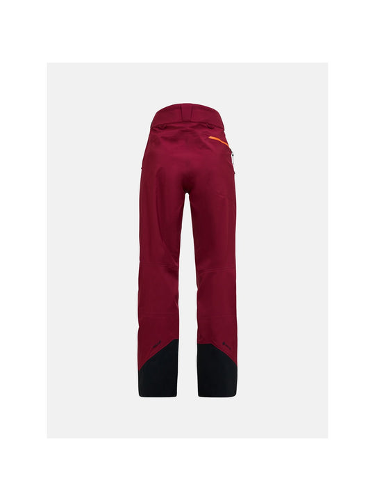 Spodnie PEAK PERFORMANCE W Alpine Gore-Tex 3L Pants bordowy
