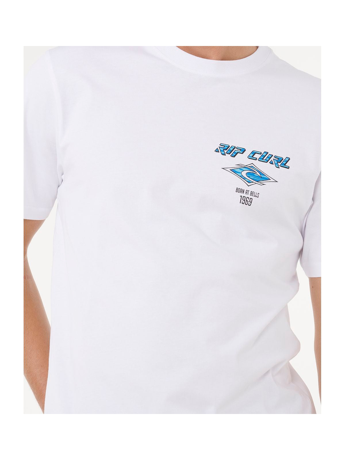 Koszulka RIP CURL Fade Out Icon Tee biały