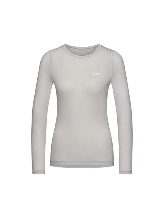 Koszulka damska POC W's Layer Mid L/S Jersey szary
