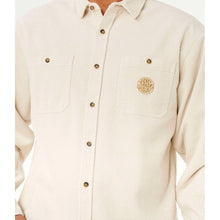 Koszula męska RIP CURL Premium Surf Cord L/S Shirt beżowa
