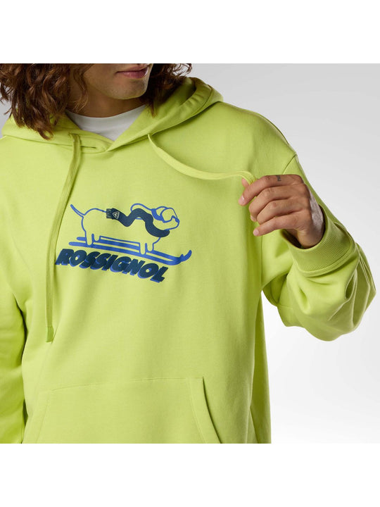 Bluza męska ROSSIGNOL M Waterfall Relax Hoodie żółta
