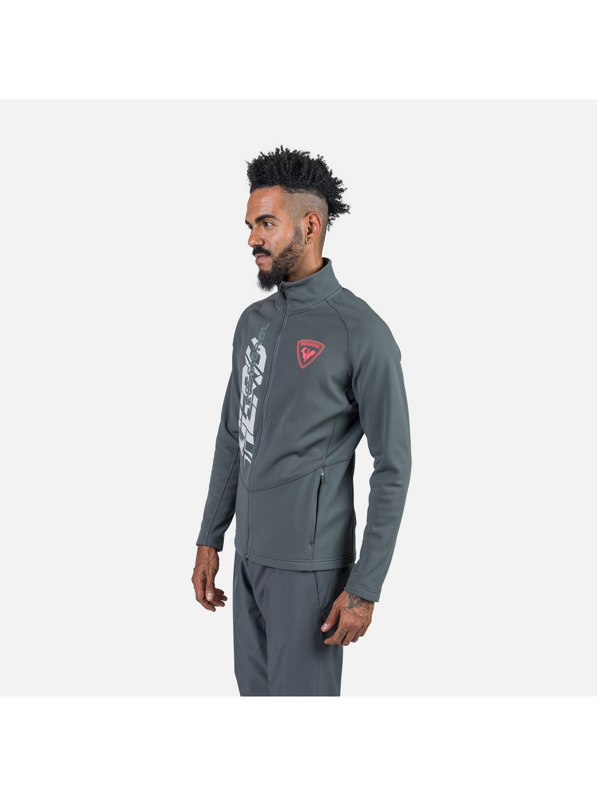 Bluza męska ROSSIGNOL New Hero Classique Clim szary