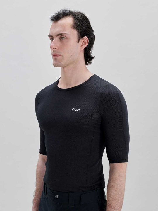 Koszulka męska POC M's Layer Mid S/S Jersey czarny
