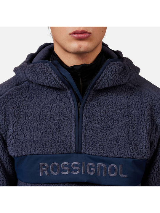 Bluza męska ROSSIGNOL ALLTRACK ANORAK FLEECE niebieska
