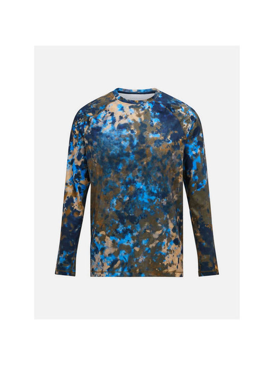 Koszulka Termiczna PEAK PERFORMANCE M AOP Spirit Crew Multicolor
