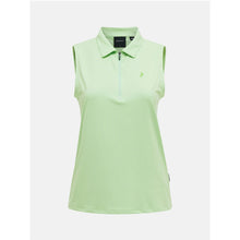 Koszulka PEAK PERFORMANCE W Comfort Zip SL Polo zielony - Adventure Sports
