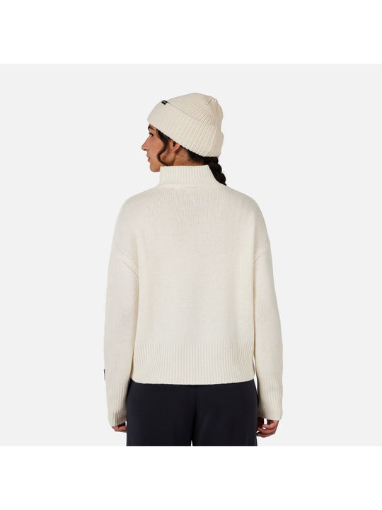 Sweter damski ROSSIGNOL W SIGNATURE SWEATER biały
