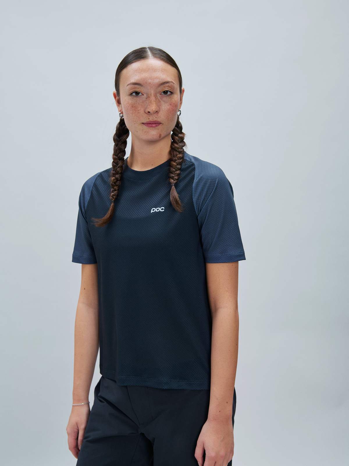 Koszulka rowerowa damska POC W's Motion Air Jersey granatowy