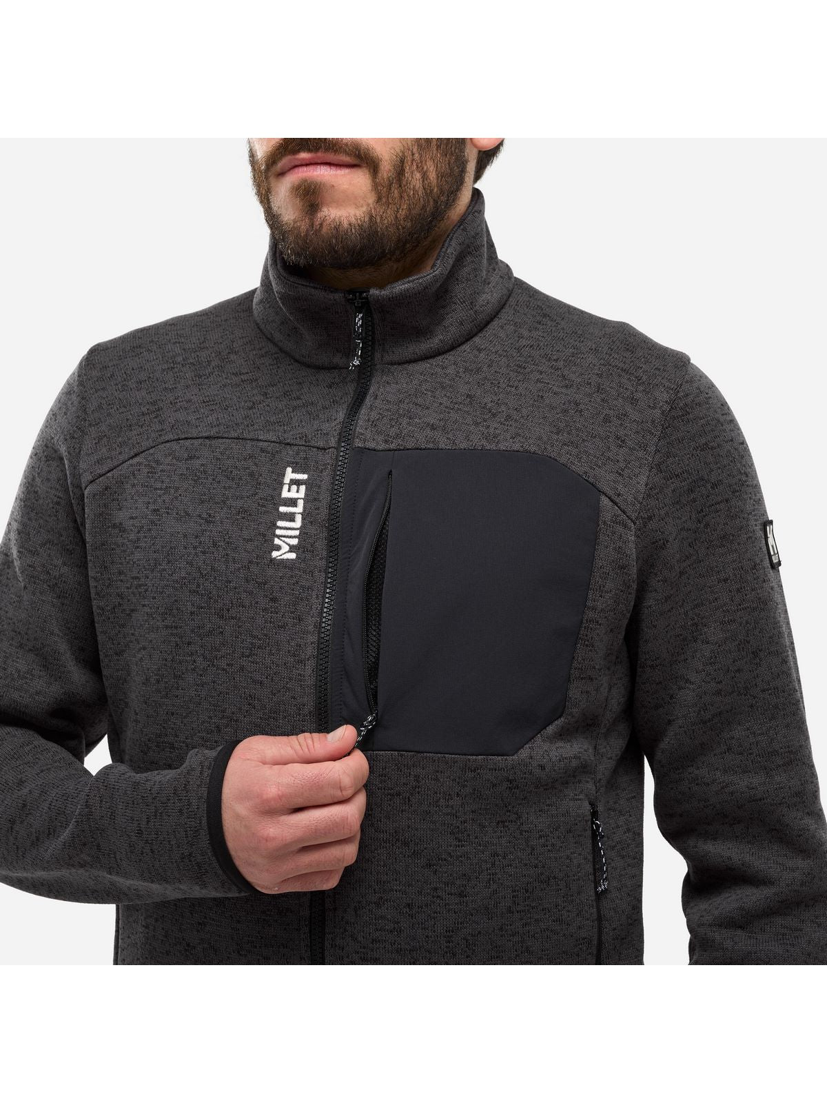 Polar MILLET M CHAMONIX KNIT JKT czarny