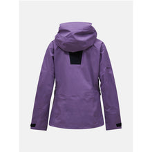 Kurtka narciarska damska PEAK PERFORMANCE Alpine GORE-TEX C-Knit 3L Shell Jacket fioletowa
