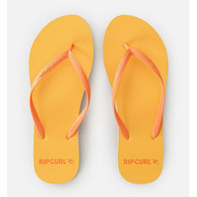 Japonki plażowe damskie RIP CURL Bondi Bloom Open Toe pomarańczowe
