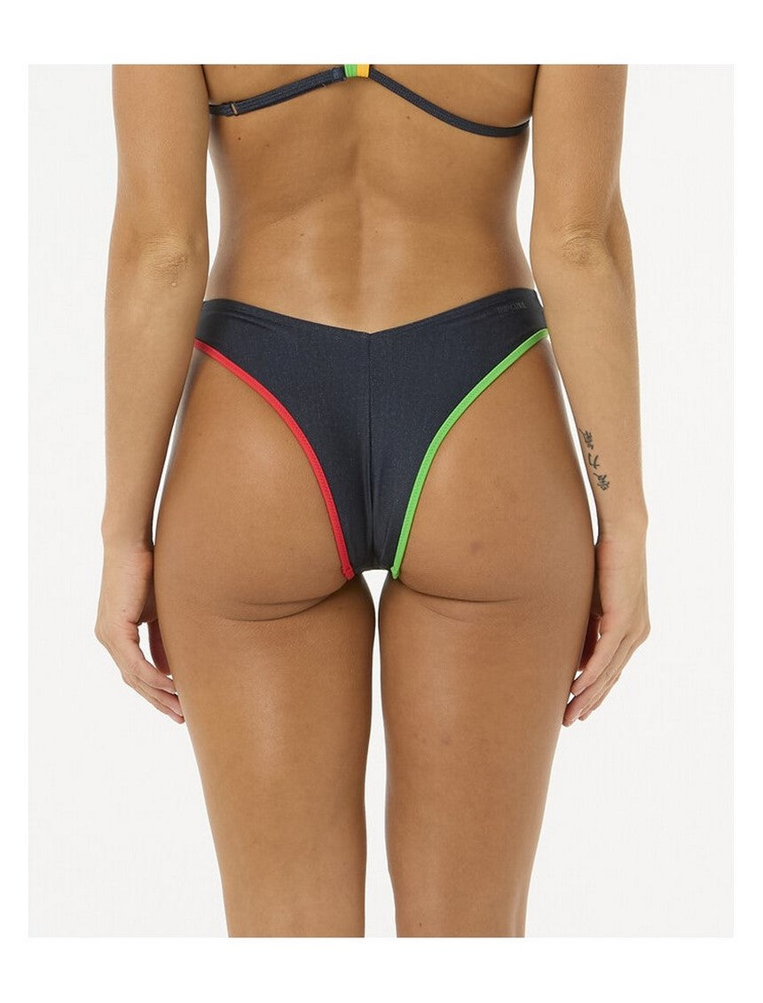 Majtki kąpielowe RIP CURL V 80 High Skimpy Leg czarne