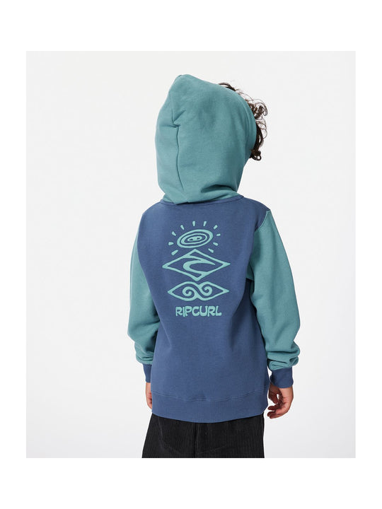 Bluza RIP CURL Grom Energy Z/T Hood - Boy niebieski
