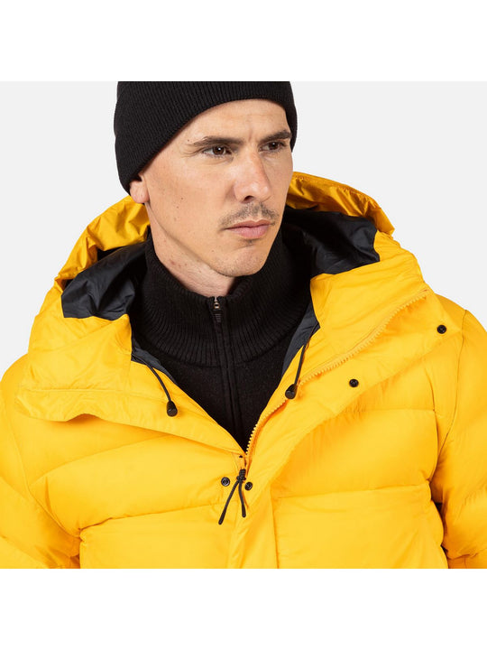 Kurtka męska ROSSIGNOL Aretu Down Hoodie Jkt żółta
