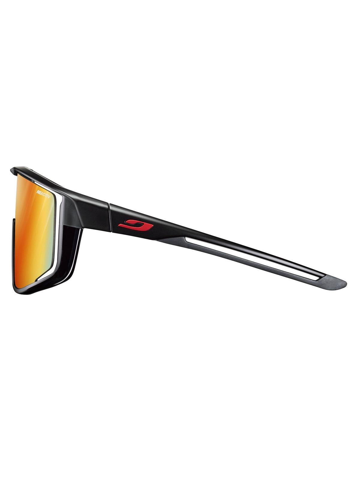 Okulary rowerowe JULBO FURY - czarny | Reactiv Light Amplifier Cat 1-3