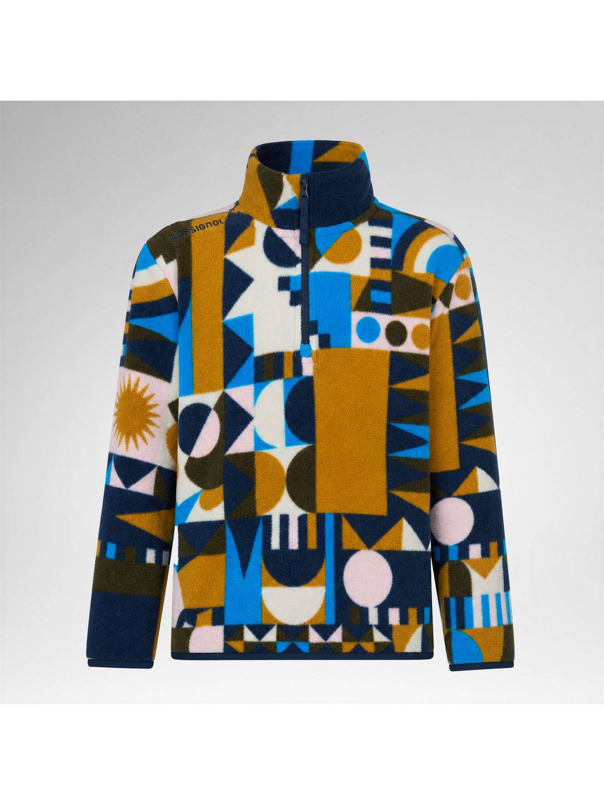 Bluza juniorska ROSSIGNOL Jr Quarter Zip Polar Fleece niebieska