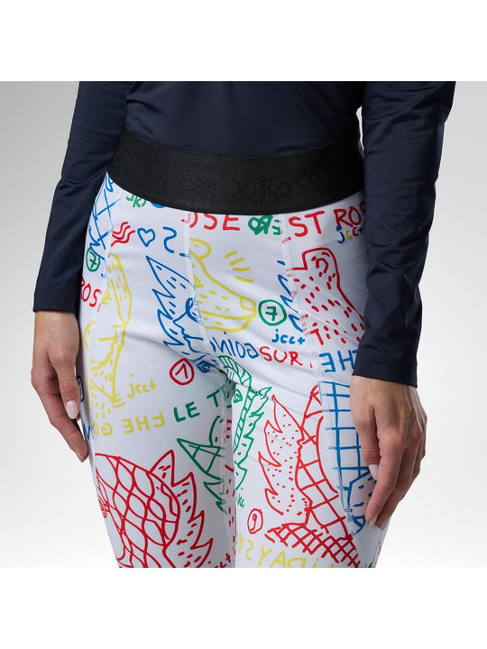 Legginsy damskie ROSSIGNOL W Jcc Tight multikolor
