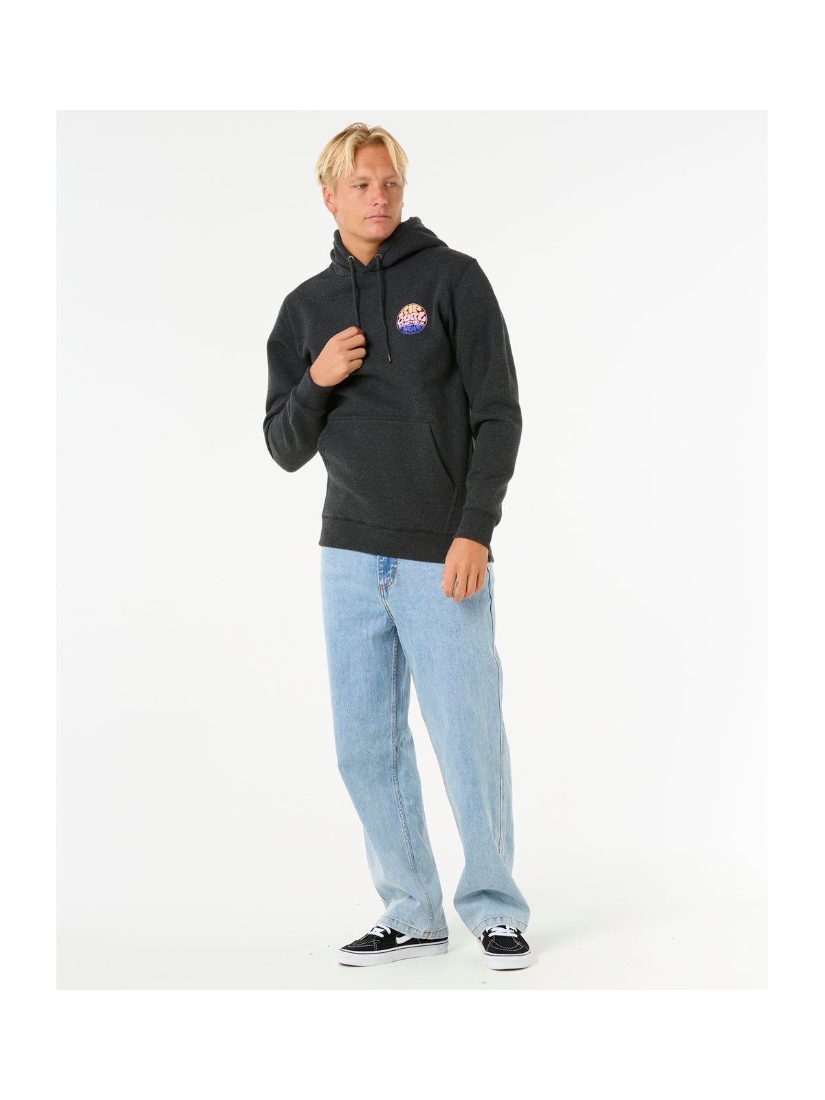 Bluza męska z kapturem RIP CURL Wetsuit Icon Hood czarna