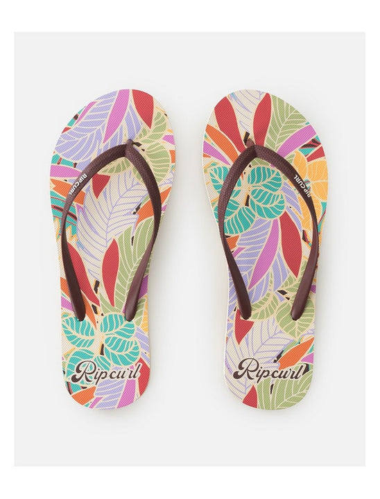 Japonki plażowe RIP CURL Mixed Bloom Open Toe kwiaty
