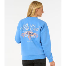 Bluza RIP CURL Hibiscus Diamond Heritage Crew niebieski
