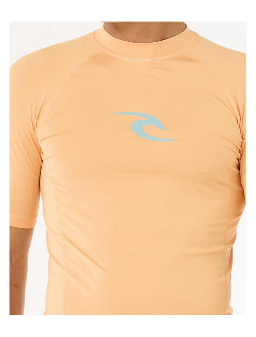 Lycra męska RIP CURL Waves Upf Perf S/S pomarańczowa
