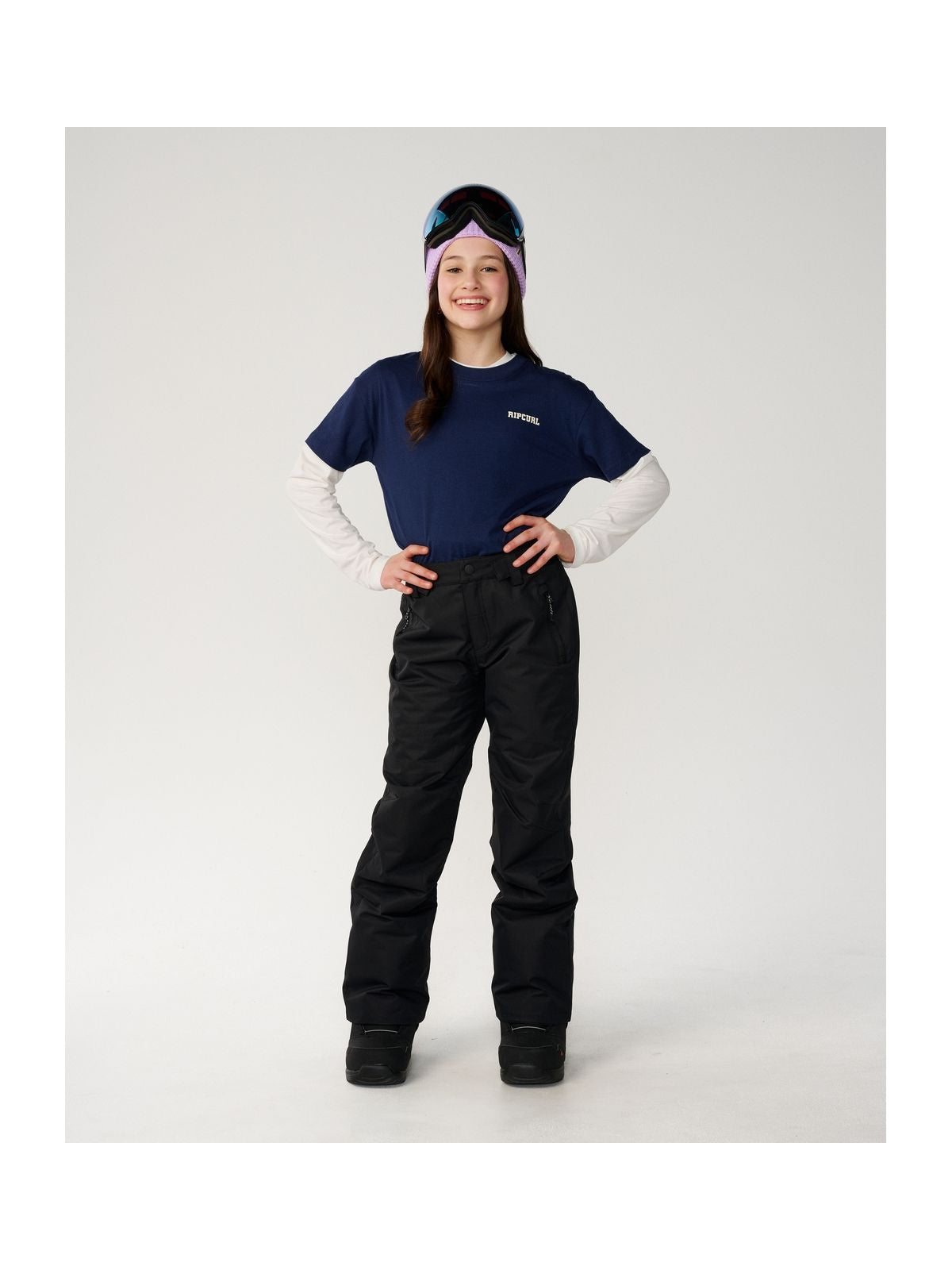 Spodnie juniorskie RIP CURL S-Series zolly10K Pant Kids czarne