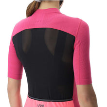 Koszulka rowerowa damska UYN Lightspeed Biking Shirt – Fuxia/Black
