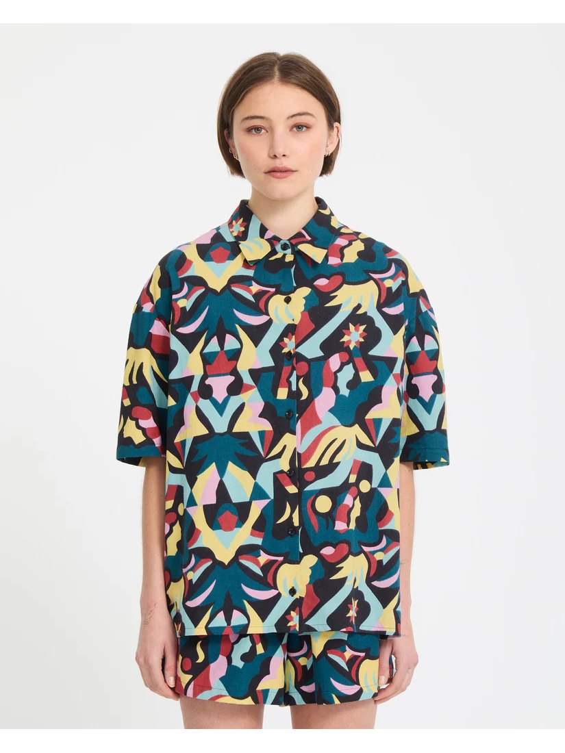 Koszula damska VOLCOM Fa Bruno Lucas Shirt multikolor