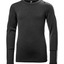 Bielizna termiczna dziecięca HELLY HANSEN JR LIFA MERINO MIDWEIGHT SET czarna
