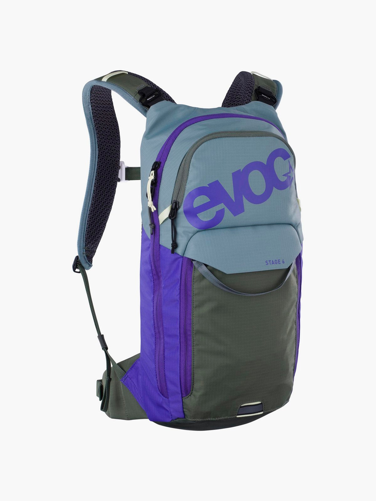 Plecak z bukłakiem EVOC Stage 6 + Hydration Bladder 2 steel violet dark olive