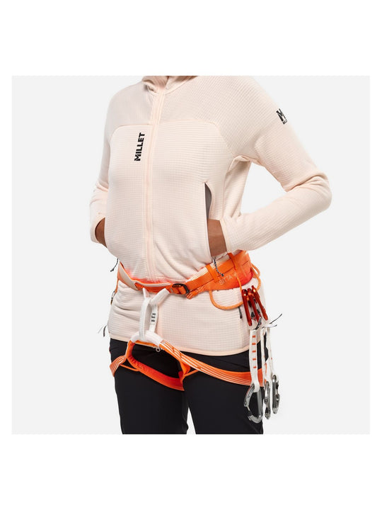 Bluza damska MILLET Fusion Grid Hoodie W jasny róż
