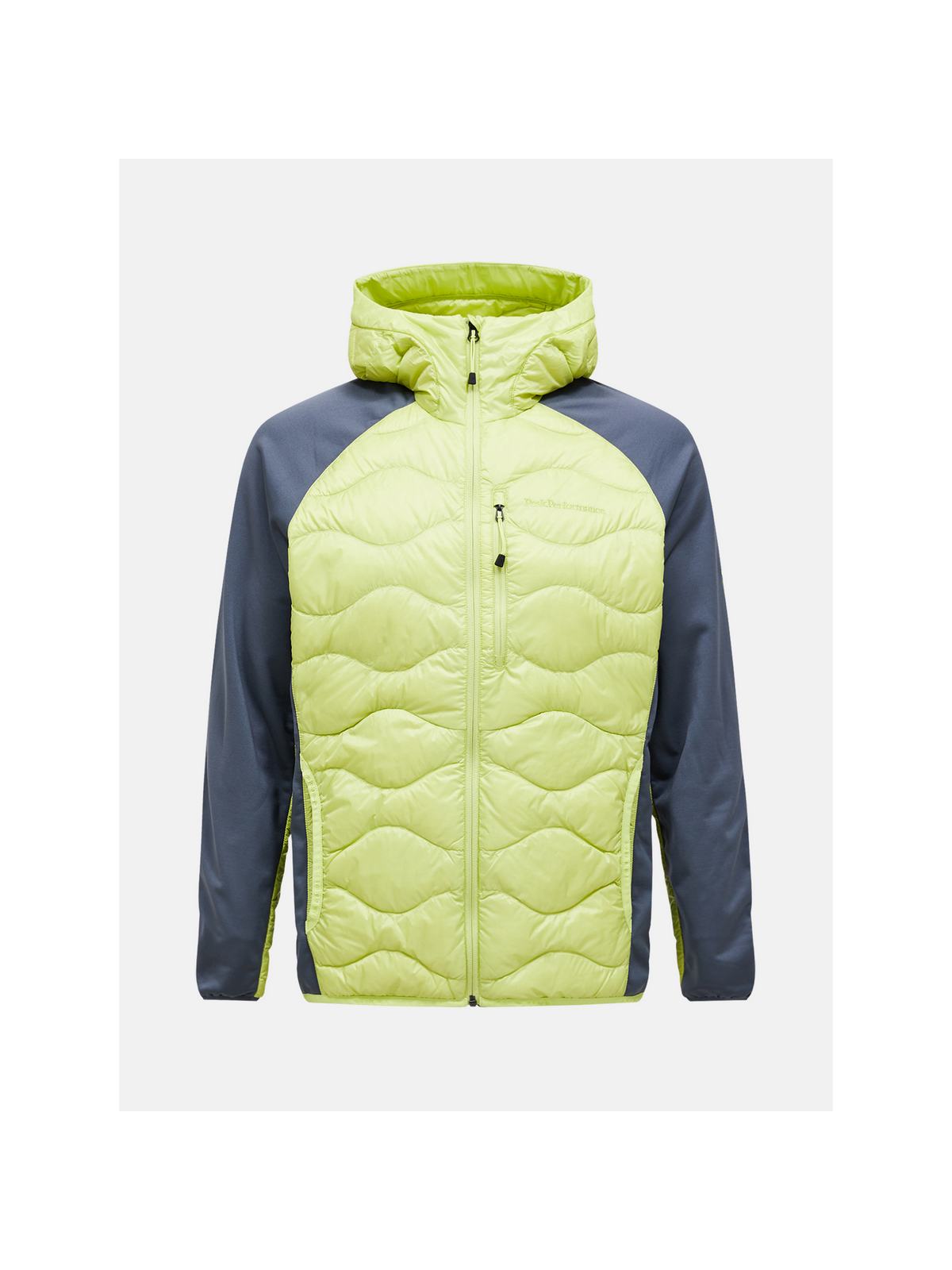 Kurtka PEAK PERFORMANCE Helium Down Hybrid Hood Men żółty