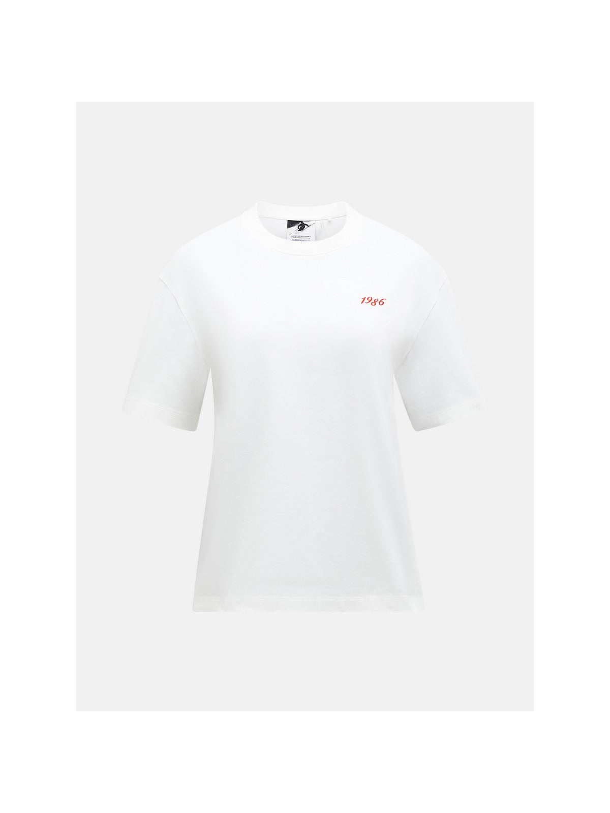 Koszulka damska PEAK PERFORMANCE 40Y Graphic Tee biała