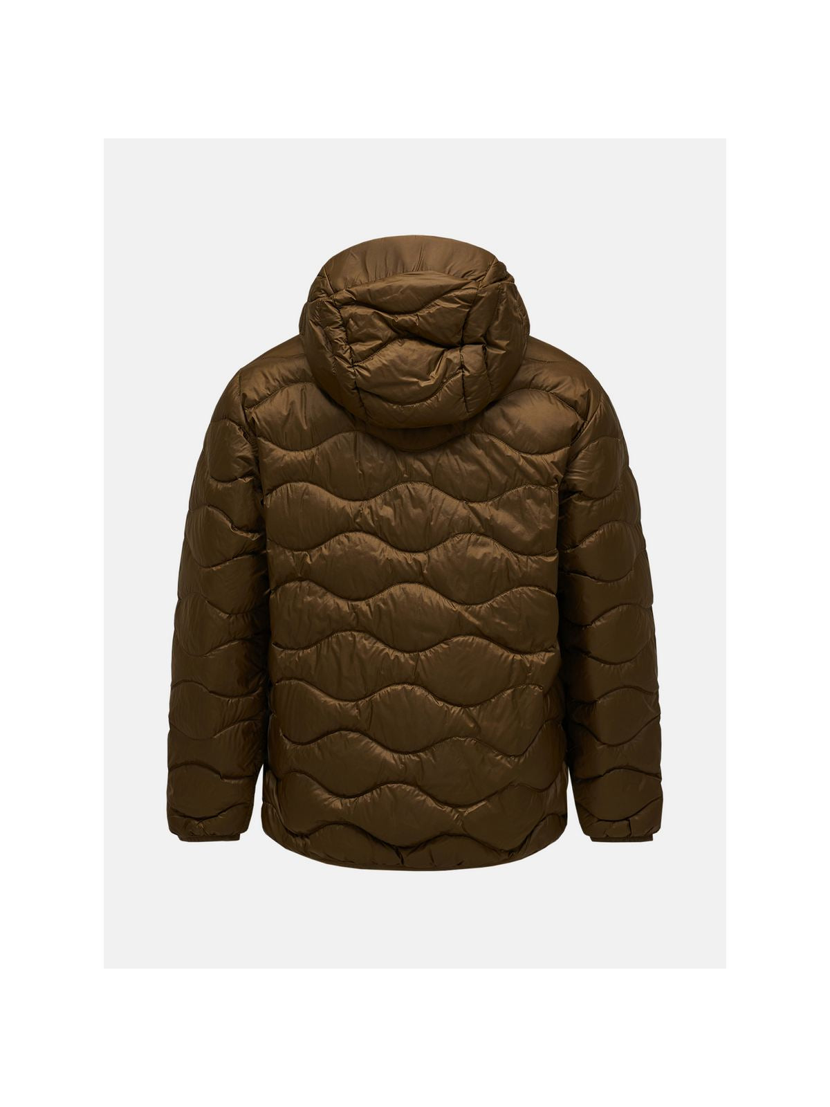 Kurtka puchowa męska PEAK PERFORMANCE Helium Down Hood Jacket brązowa